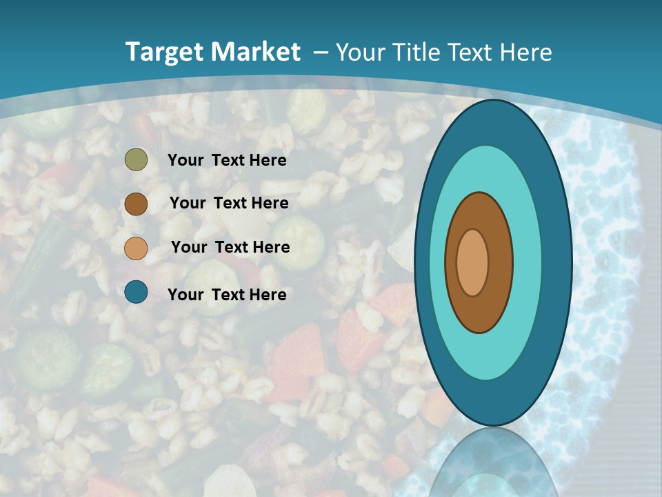 Closeup Plate Whole PowerPoint Template