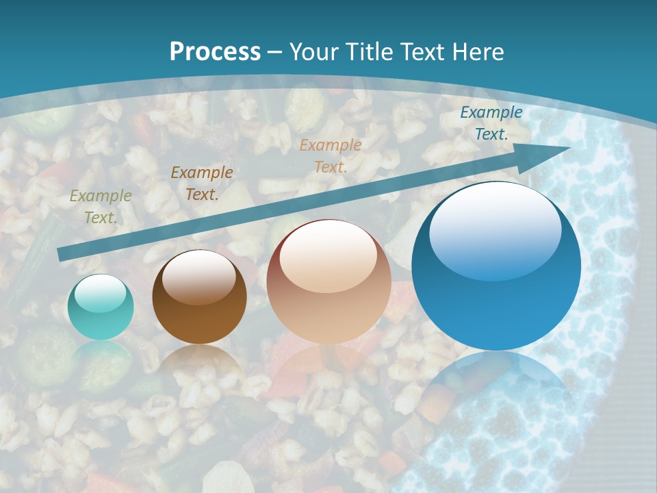 Closeup Plate Whole PowerPoint Template