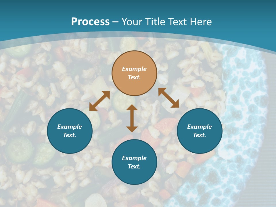 Closeup Plate Whole PowerPoint Template