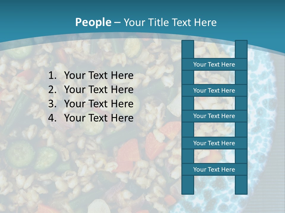 Closeup Plate Whole PowerPoint Template