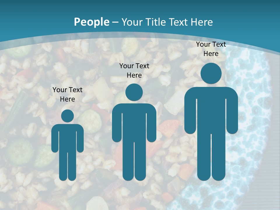 Closeup Plate Whole PowerPoint Template