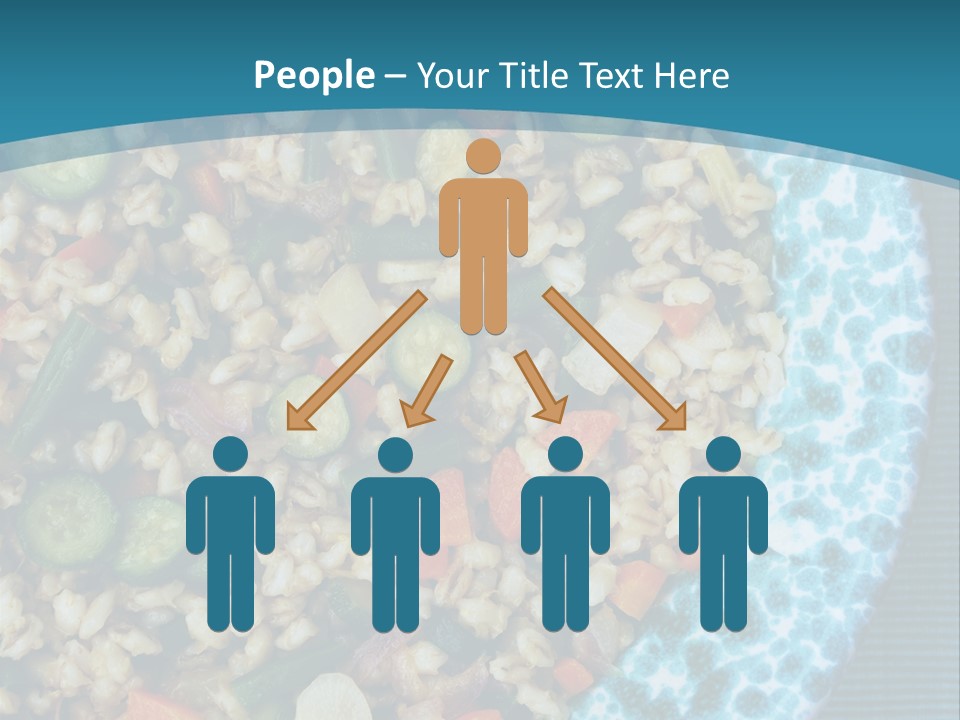 Closeup Plate Whole PowerPoint Template