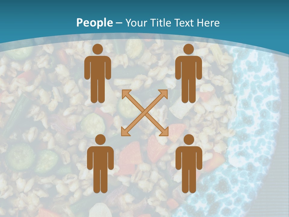 Closeup Plate Whole PowerPoint Template