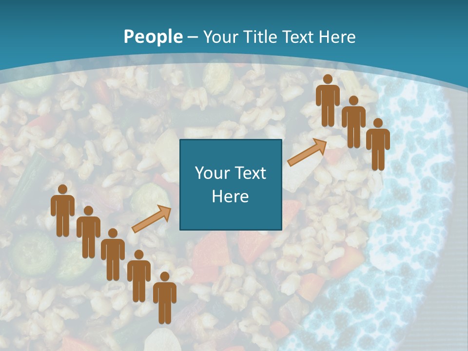 Closeup Plate Whole PowerPoint Template