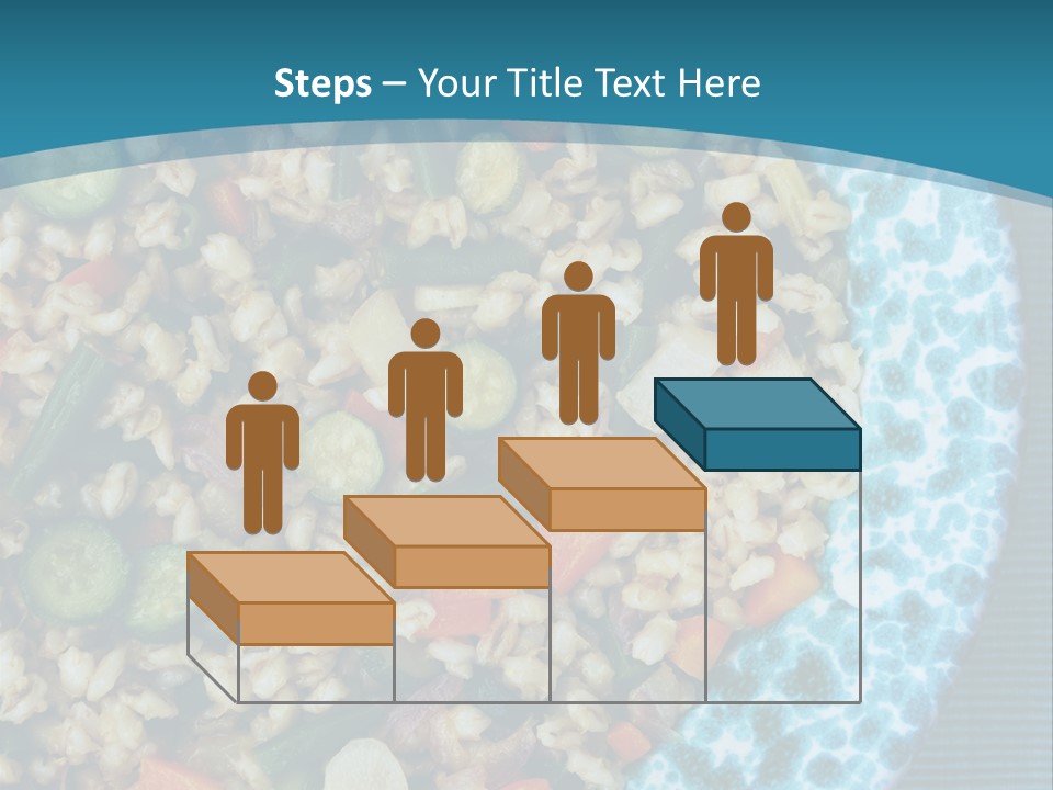 Closeup Plate Whole PowerPoint Template