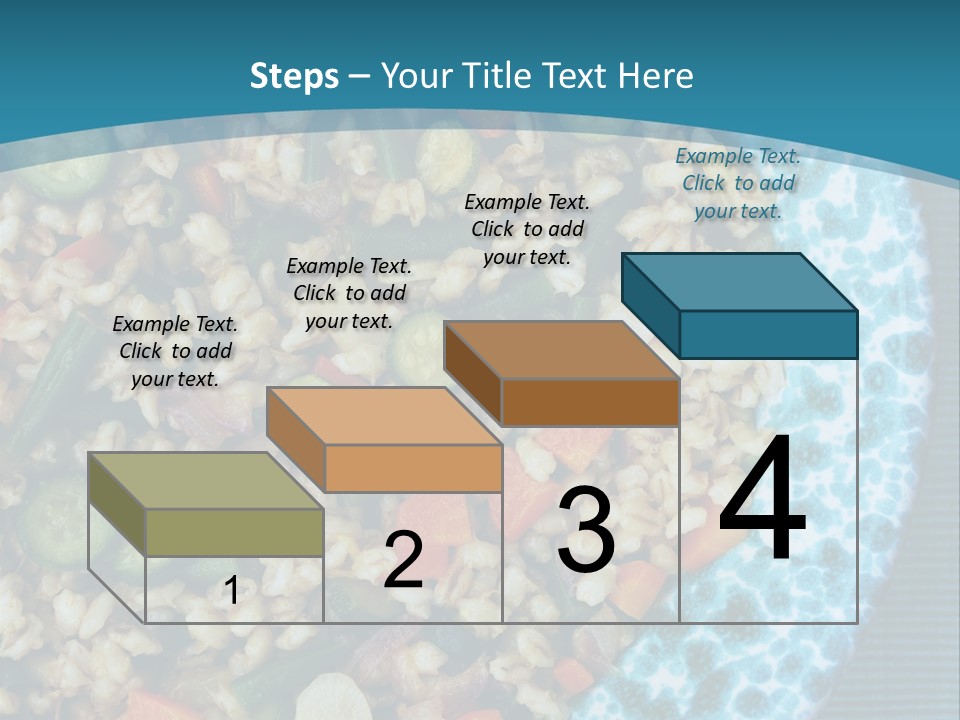 Closeup Plate Whole PowerPoint Template
