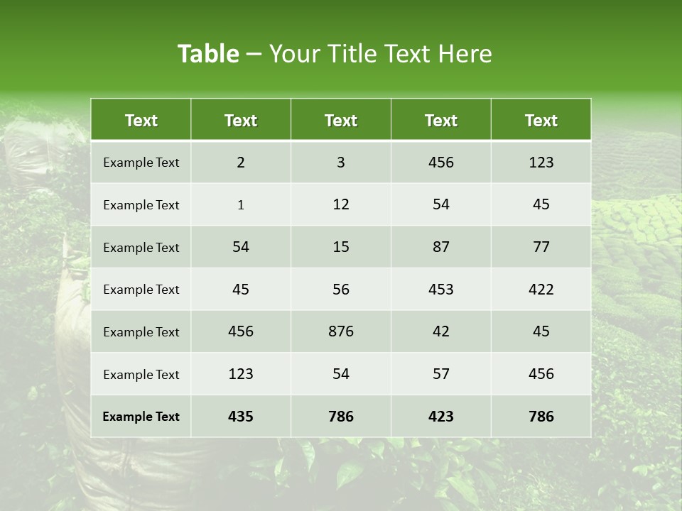 Farmland Japan Landscape PowerPoint Template