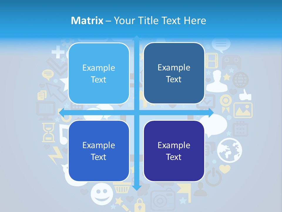 Circle Network Camera PowerPoint Template
