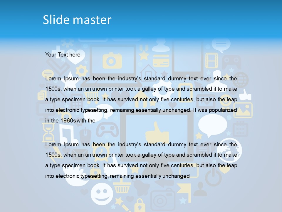 Circle Network Camera PowerPoint Template