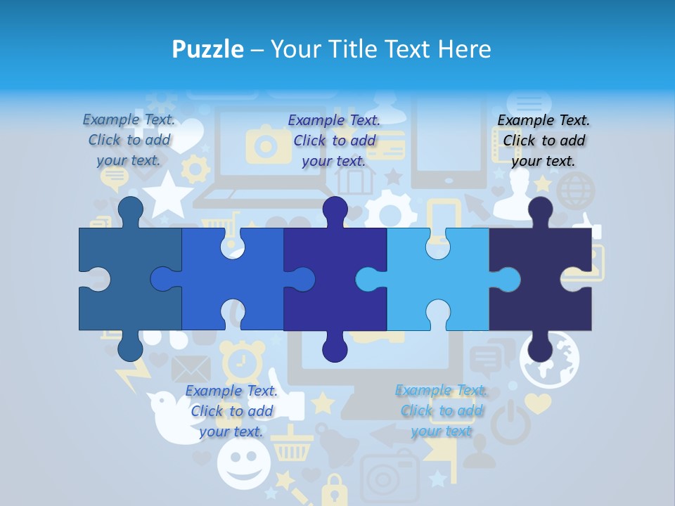 Circle Network Camera PowerPoint Template