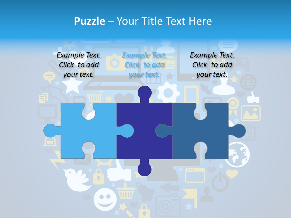 Circle Network Camera PowerPoint Template