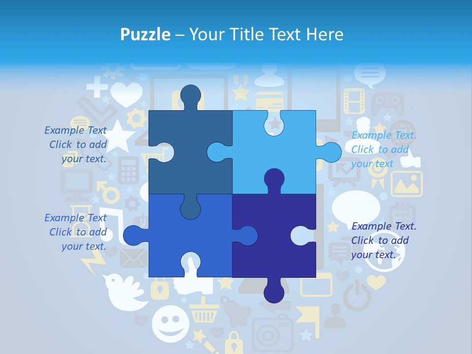 Circle Network Camera PowerPoint Template