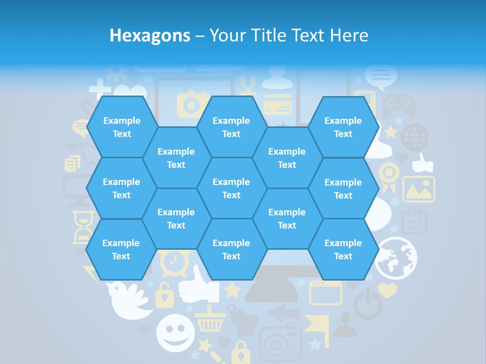 Circle Network Camera PowerPoint Template