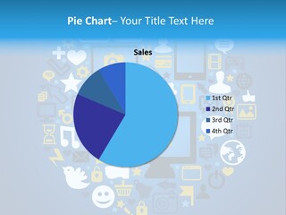 Circle Network Camera PowerPoint Template