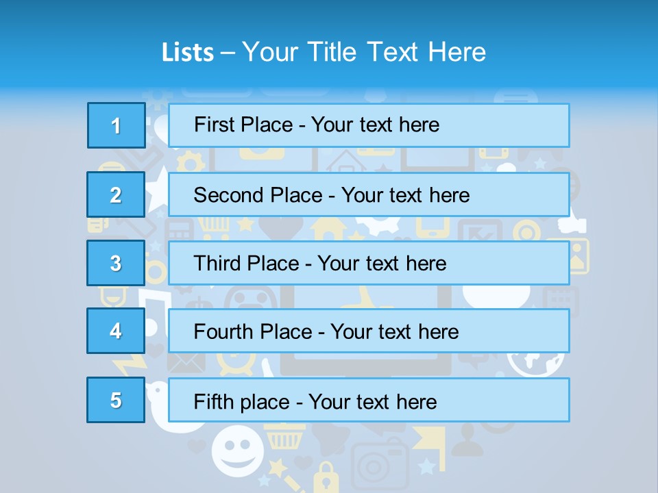 Circle Network Camera PowerPoint Template