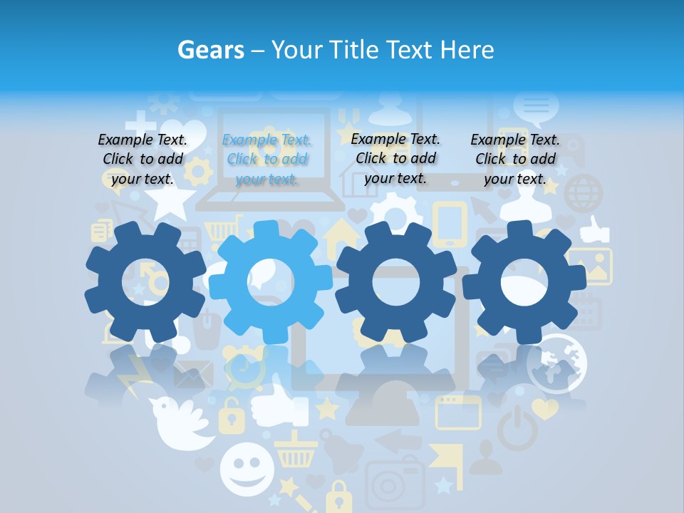 Circle Network Camera PowerPoint Template