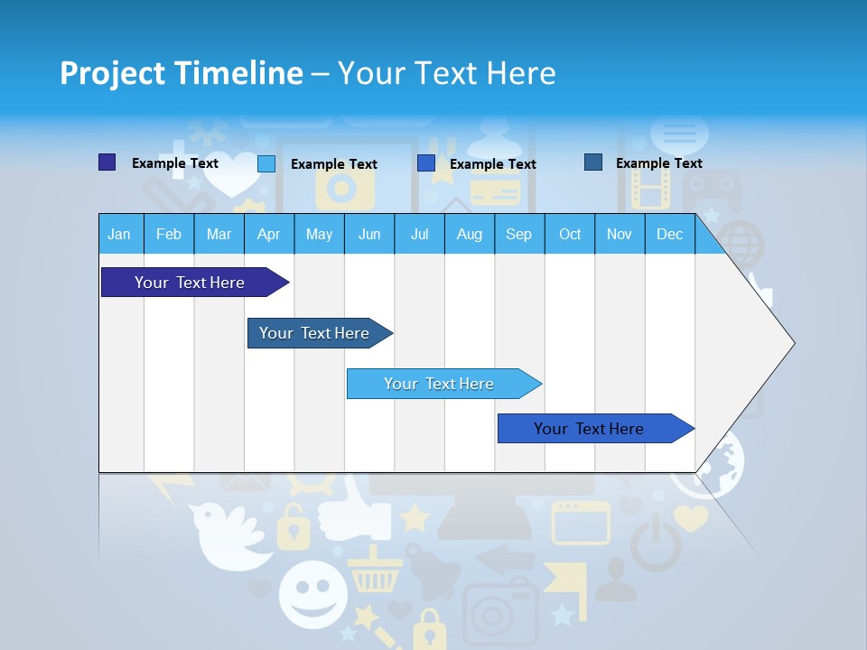 Circle Network Camera PowerPoint Template