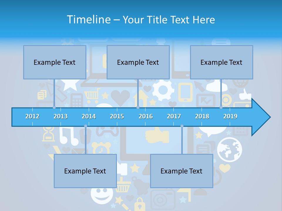 Circle Network Camera PowerPoint Template