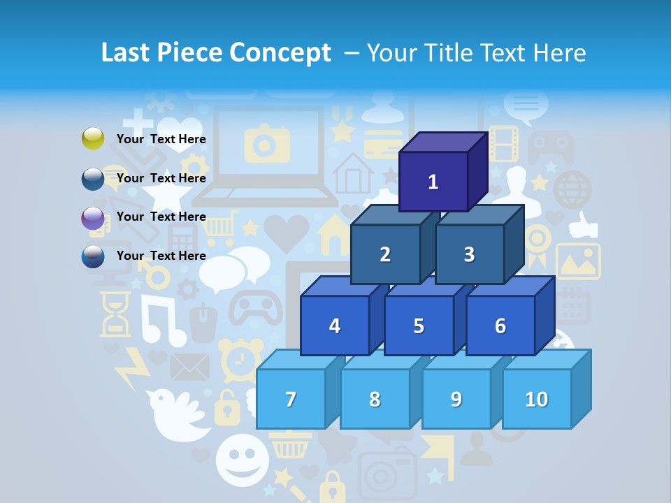 Circle Network Camera PowerPoint Template