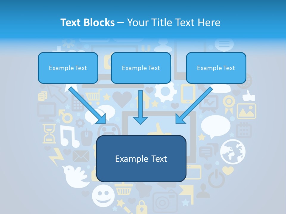 Circle Network Camera PowerPoint Template