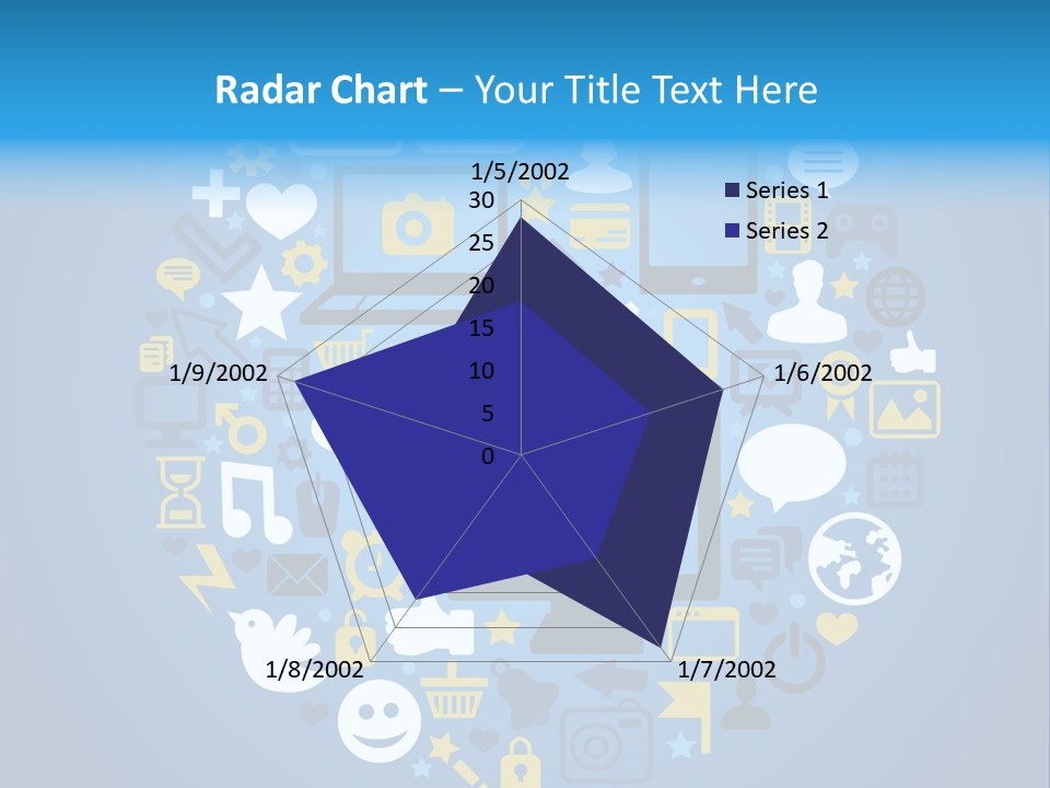 Circle Network Camera PowerPoint Template