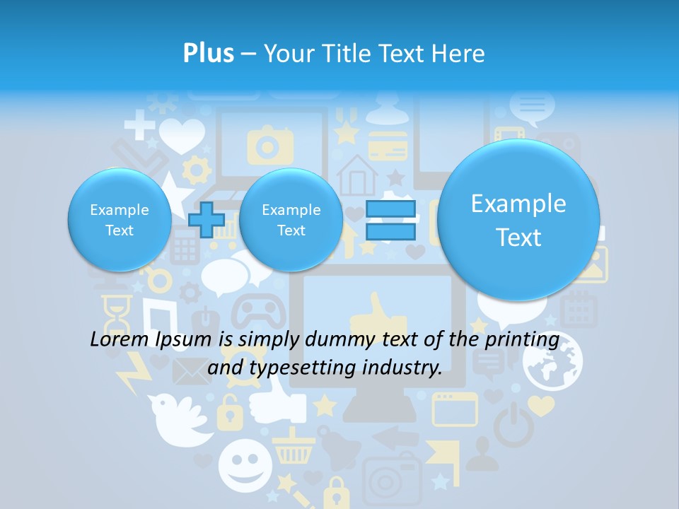 Circle Network Camera PowerPoint Template