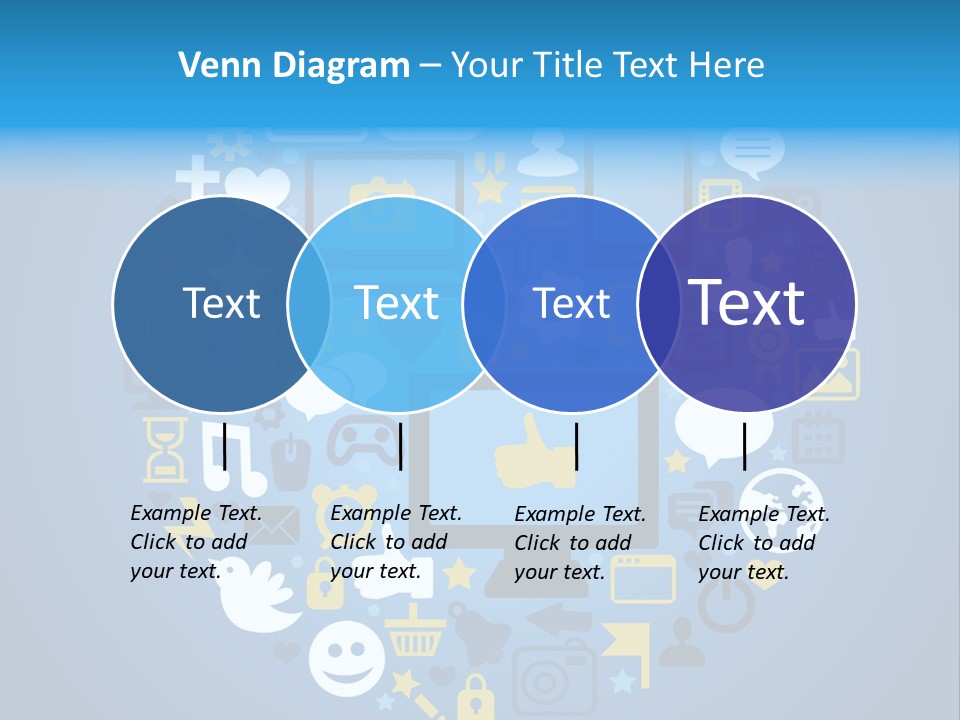 Circle Network Camera PowerPoint Template