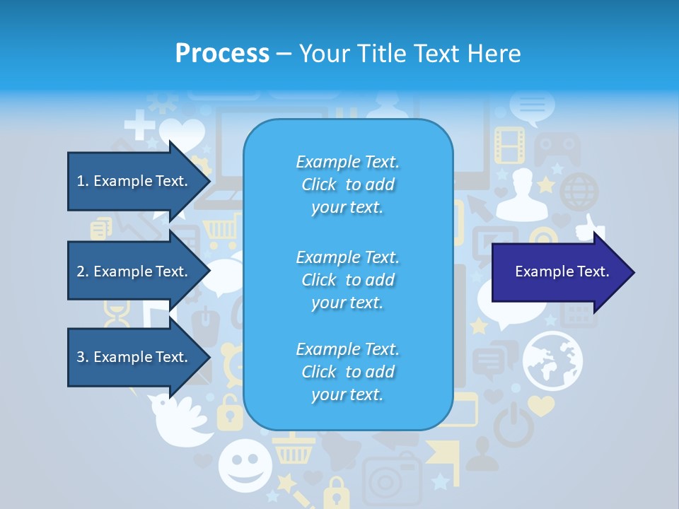 Circle Network Camera PowerPoint Template