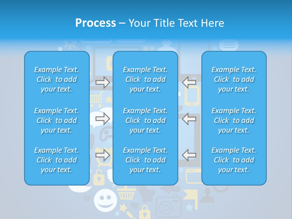 Circle Network Camera PowerPoint Template