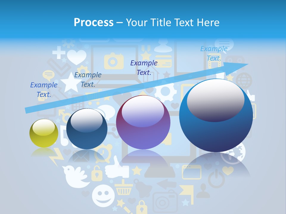 Circle Network Camera PowerPoint Template