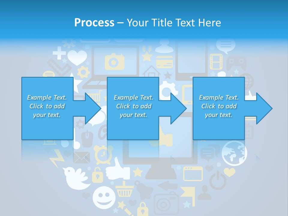 Circle Network Camera PowerPoint Template