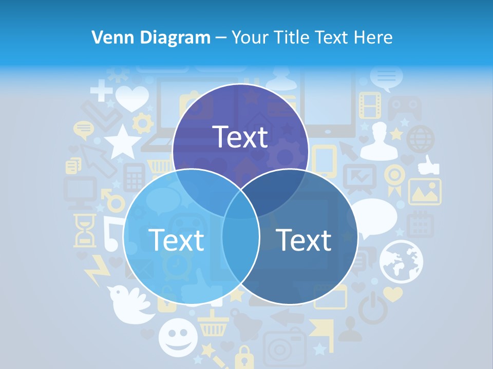 Circle Network Camera PowerPoint Template