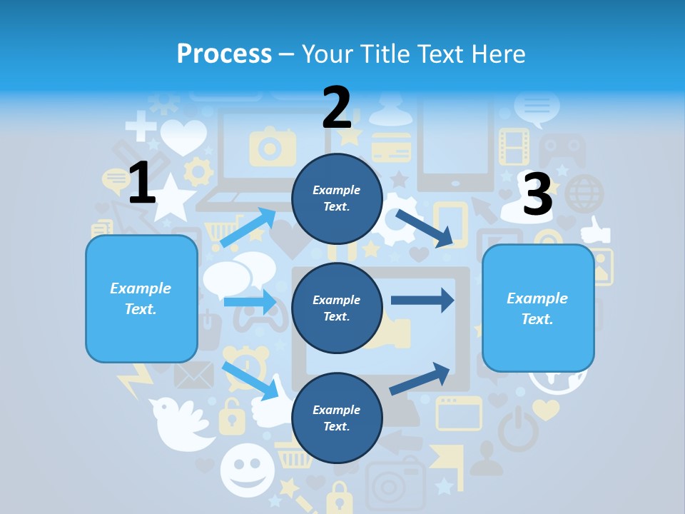 Circle Network Camera PowerPoint Template