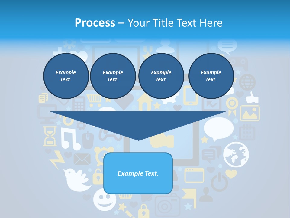Circle Network Camera PowerPoint Template