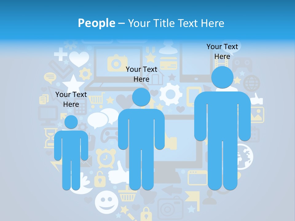 Circle Network Camera PowerPoint Template