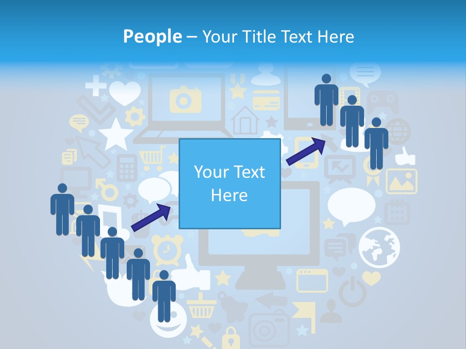 Circle Network Camera PowerPoint Template