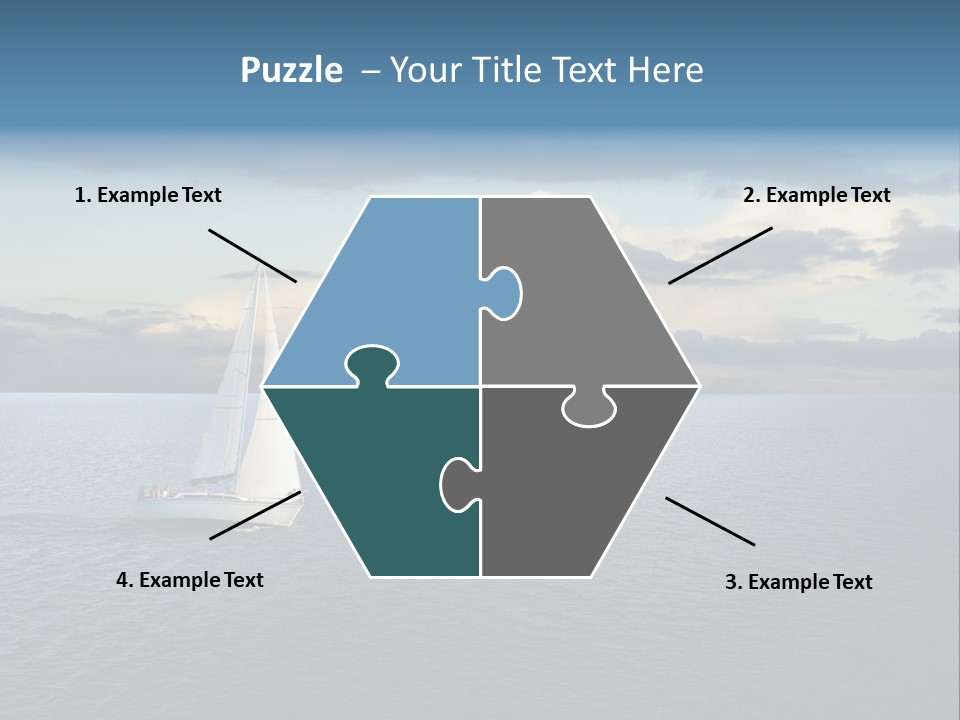 Sailboat Beauty Sky PowerPoint Template