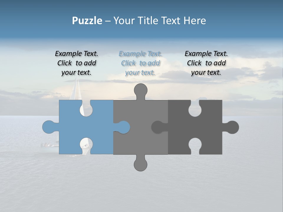 Sailboat Beauty Sky PowerPoint Template