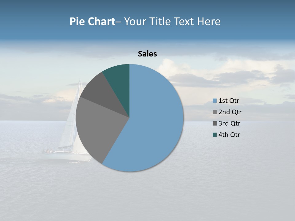 Sailboat Beauty Sky PowerPoint Template