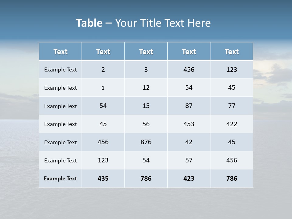Sailboat Beauty Sky PowerPoint Template