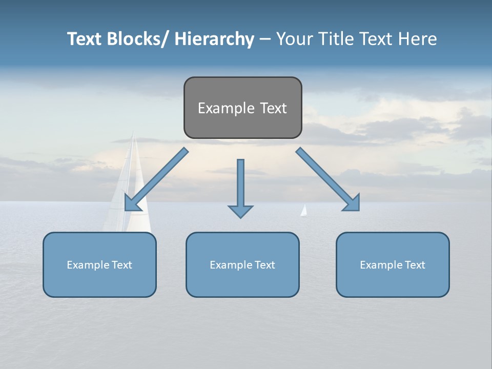 Sailboat Beauty Sky PowerPoint Template