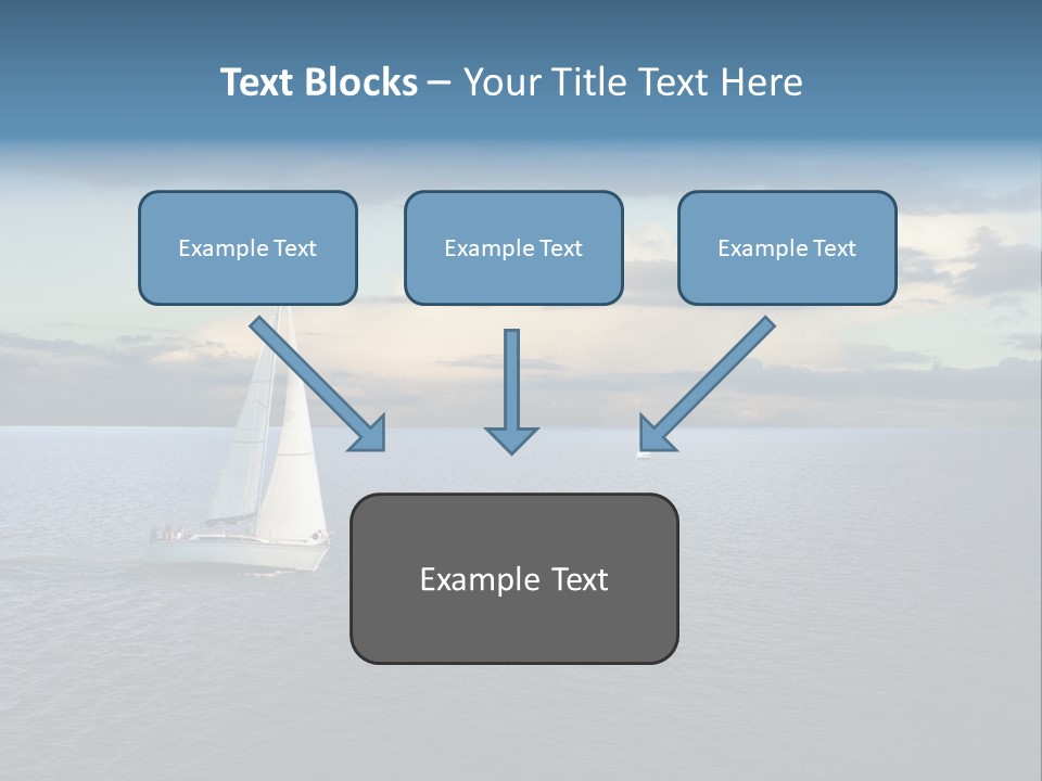 Sailboat Beauty Sky PowerPoint Template