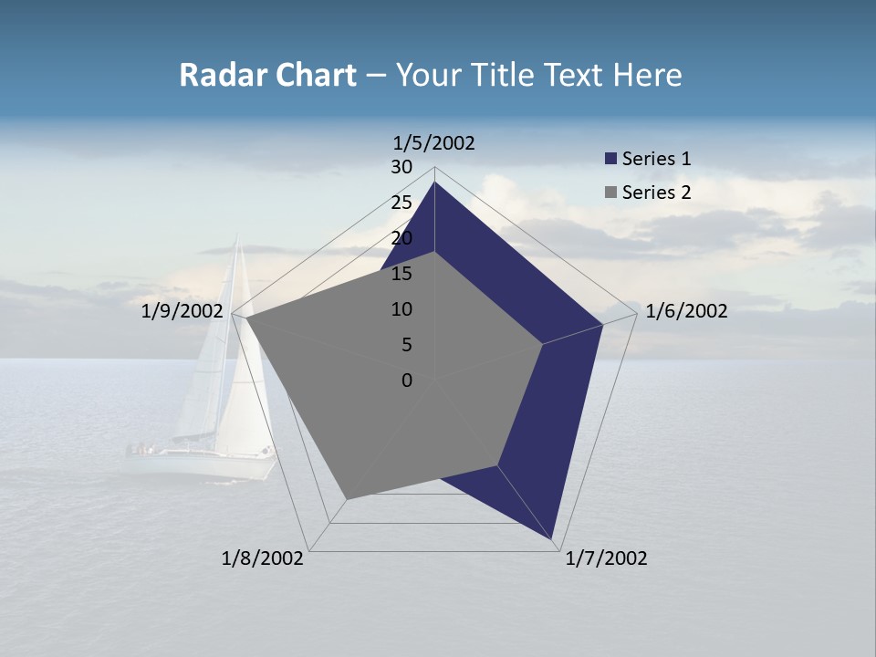 Sailboat Beauty Sky PowerPoint Template