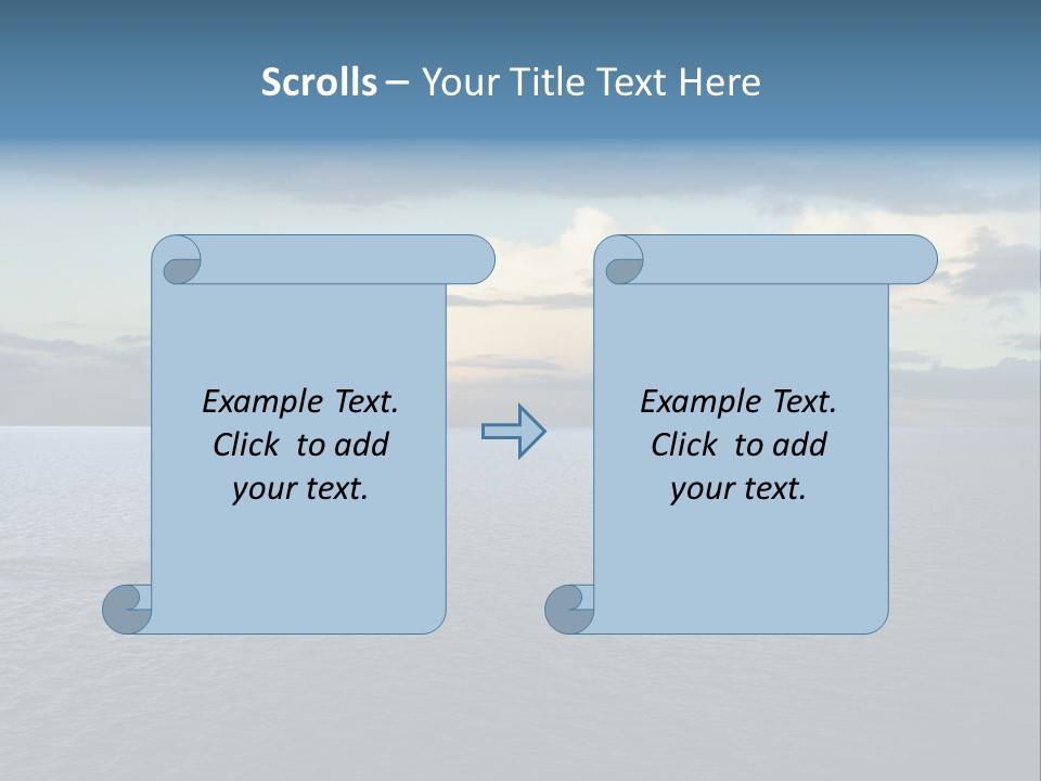 Sailboat Beauty Sky PowerPoint Template