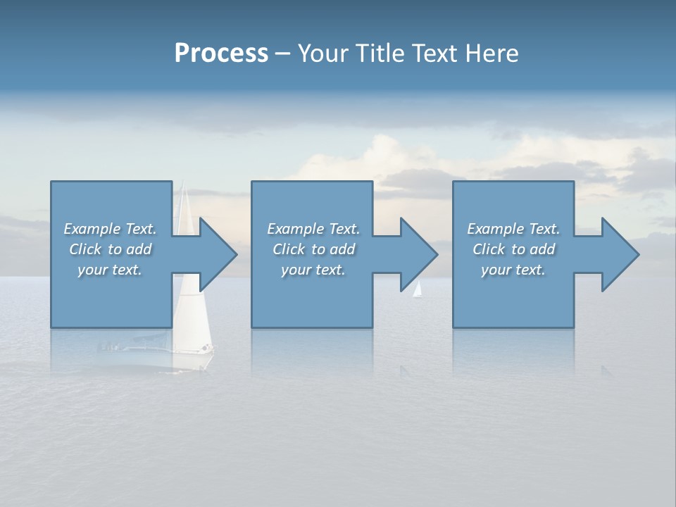 Sailboat Beauty Sky PowerPoint Template