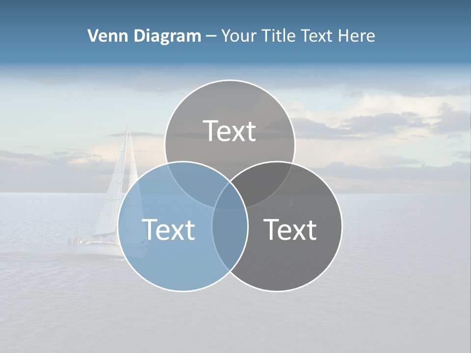 Sailboat Beauty Sky PowerPoint Template