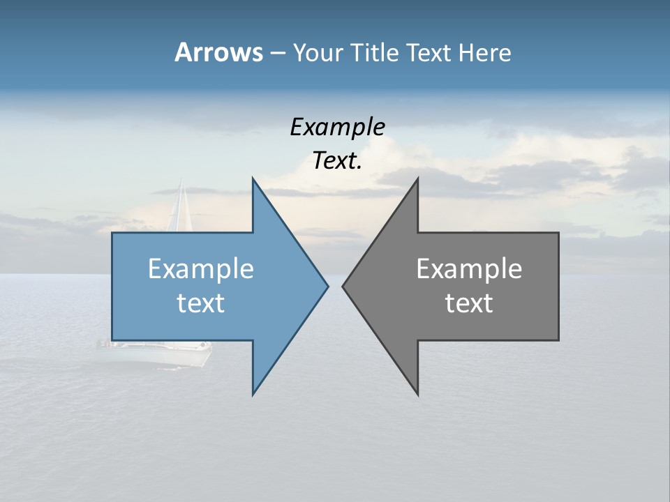 Sailboat Beauty Sky PowerPoint Template