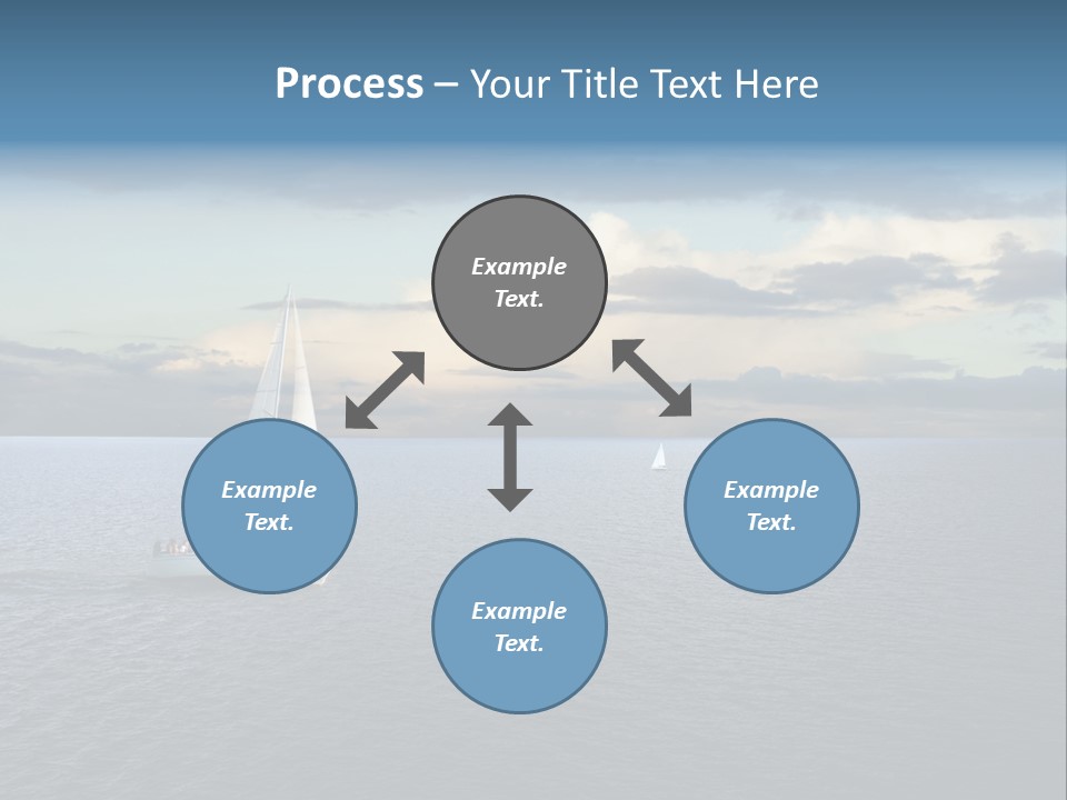 Sailboat Beauty Sky PowerPoint Template