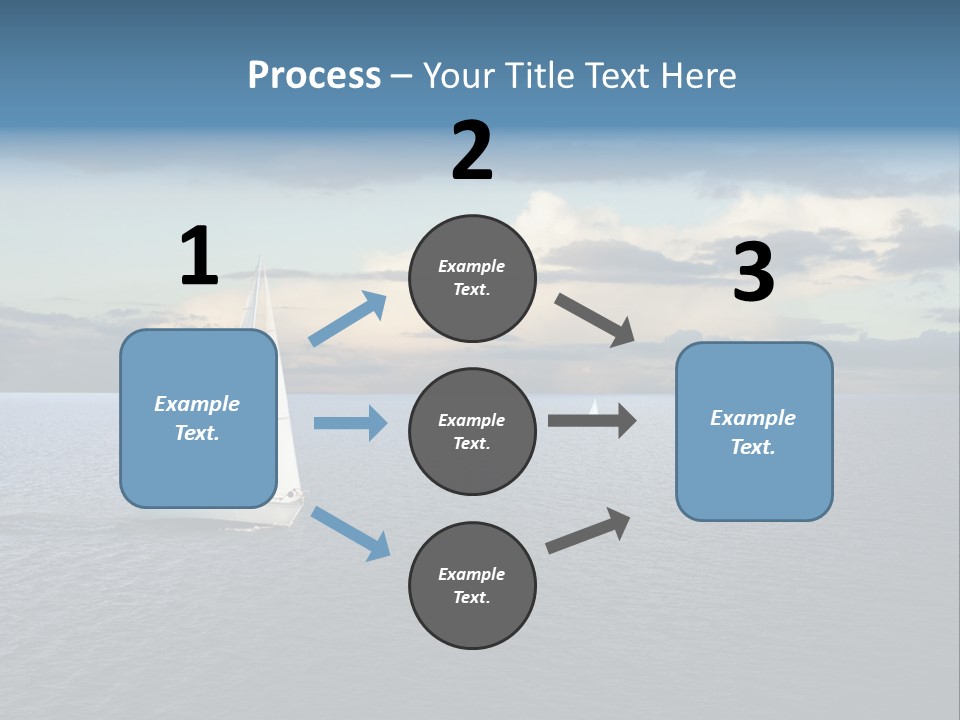 Sailboat Beauty Sky PowerPoint Template