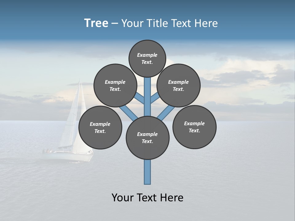 Sailboat Beauty Sky PowerPoint Template